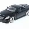 Jada Toys Lexus SC430, Black - Jada 50989C - 1/24 Scale Diecast Model Toy Car