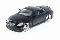Jada Toys Lexus SC430, Black - Jada 50989C - 1/24 Scale Diecast Model Toy Car