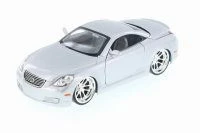 Jada Toys Lexus SC430, Silver - Jada 50989C - 1/24 Scale Diecast Model Toy Car