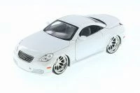 Jada Toys Lexus SC430, White - Jada 50989C - 1/24 Scale Diecast Model Toy Car