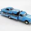 1967 Chevy C-30 Ramp Truck W/ 1970 Chevy Camaro #5 Greenlight 51345 - 1/64 Scale Diecast Car