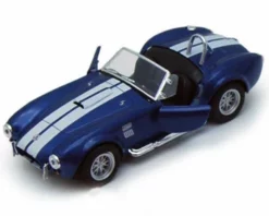 1965 Shelby Cobra 427 S/C Convertible, Blue - Kinsmart 5322/4D - 1/32 Diecast Car (New, But NO BOX)