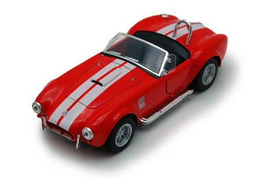 1965 Shelby Cobra 427 S/C Convertible, Red - Kinsmart 5322/4D - 1/32 Diecast Car (New, But NO BOX)