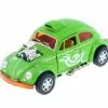 Volkswagen Beetle Custom Dragracer, Green - Kinsmart 5405D - 1/32 Scale Diecast Model Toy Car