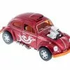 Volkswagen Beetle Custom Dragracer, Red - Kinsmart 5405D - 1/32 Scale Diecast Model Toy Car