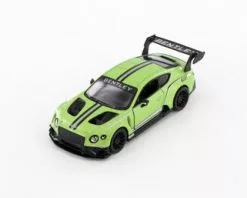 2018 Bentley GT3, Green - Kinsmart 5417D - 1/38 Scale Diecast Model Toy Car