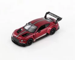 2018 Bentley GT3, Red - Kinsmart 5417D - 1/38 Scale Diecast Model Toy Car