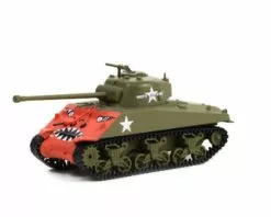 1952 M4 Sherman Tank, Green - Greenlight 61010B/48 - 1/64 Scale Diecast Model Toy Car