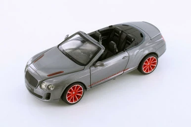 Bentley Continental Supersport Convertible ISR, Gray - Showcasts 68259D - 1/24 Scale Diecast Car