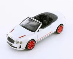 Bentley Continental Supersport Convertible ISR, White - Showcasts ® 68259D - 1/24 Scale Diecast Car