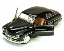 Motor Max 1949 Mercury Eight Coupe, Black - Motormax 73225 - 1/24 Scale Diecast Model Toy Car