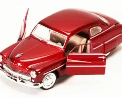 Motor Max 1949 Mercury, Red - Showcasts 73225 - 1/24 Scale Diecast Model Car (Brand New, But NOT IN BOX)