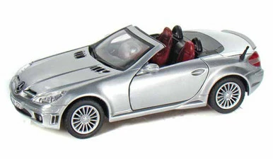 Motor Max Mercedes Benz SLK55 AMG, Silver - Motormax 73292 -1/24 Scale Diecast Model Toy Car