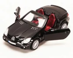 Motor Max Mercedes Benz SLK55 AMG, Black - Motormax 73292 -1/24 Scale Diecast Model Toy Car