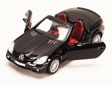 Motor Max Mercedes Benz SLK55 AMG, Black - Motormax 73292 -1/24 Scale Diecast Model Toy Car