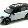 Motor Max Mini-Cooper S Countryman, White - Showcasts 73353 - 1/24 Scale Diecast Model Toy Car