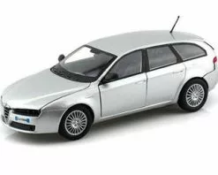 Alfa-Romeo 159 SW Hardtop, Silver - Showcasts 73372SV/6 - 1/24 Scale Diecast Model Toy Car