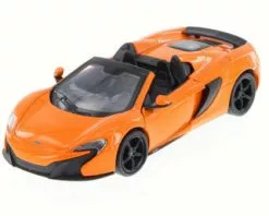 Motor Max McLaren 650S Spider Convertible, Orange Convertible - 79325 - 1/24 Scale Diecast Model Toy Car