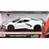2020 Chevy Corvette C8 Stingray, White - Motor Max 79360WH - 1/24 Scale Diecast Model Toy Car