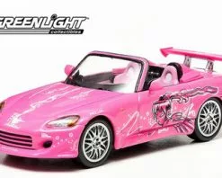 Honda S2000, Pink - Greenlight 86225 - 1/43 Scale Diecast Model Toy Car