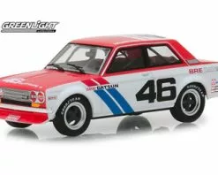 1971 Datsun 510 Hardtop, #46 - Greenlight 86335 - 1/43 Scale Diecast Model Toy Car
