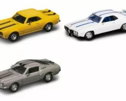 Lucky Road Signature 1960s Sportscar Diecast Car Package - Three 1/43 Scale 1960s Sportscar Diecast Model Cars