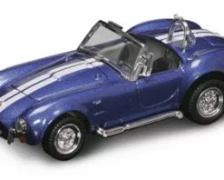 Lucky Road Signature 1964 Shelby Cobra 427S/C Convertiblew/ Stripes - Yatming 94227 - 1/43 Scale Diecast Model Toy Car