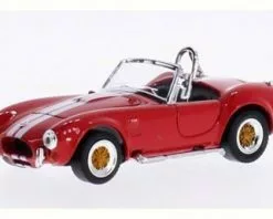 Lucky Road Signature 1964 Shelby Cobra 427S/C Convertible, Red W/Stripes - Road Signature 94227 - 1/43 Diecast Model Car