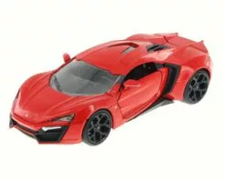 Jada Toys Lykan HyperSport, Glossy Red - JADA 97373 - 1/24 Scale Diecast Car (Brand New, But NOT IN BOX)