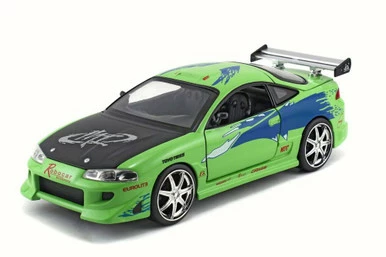 Jada Toys 1995 Brian's Mitsubishi Eclipse, The Fate Of The Furious 97609 - 1/32 Scale Diecast Model Toy Car