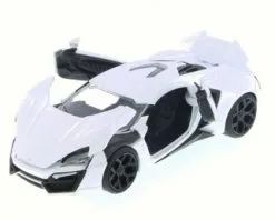 Jada Toys Lykan HyperSport, White - JADA 98077 - 1/24 Scale Diecast Model Toy Car (Brand New, But NOT IN BOX)