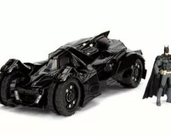 Jada Toys Batmobile W/ Batman Figure, Arkham Knight - Jada 98037 - 1/24 Scale Diecast Model Toy Car