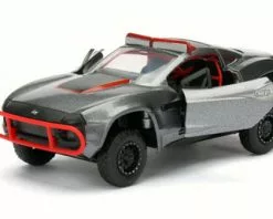 Showcasts Letty's Rally Fighter F8 Fate Of Furious, Gray W/Red - Jada 98302 - 1/32 Scale Diecast Model Toy Car