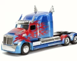 Jada Toys TRANSFORMERS 5 Optimus Prime, Blue W/Red - Jada 98403/12 - 1/24 Scale Diecast Model Toy Car