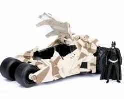 Jada Toys Batmobile Camouflage Version With Batman Figure, The Dark Knight - Jada 98543 - 1/24 Diecast Car