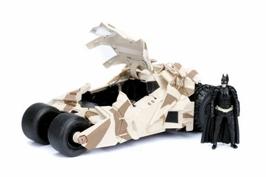 Jada Toys Batmobile Camouflage Version With Batman Figure, The Dark Knight - Jada 98543 - 1/24 Diecast Car