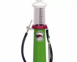 Lucky Road Signature Cylinder Gas Pump Buffalo, Green - Yatming 98712 - 1/18 Scale Diecast Model