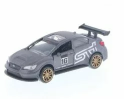 Jada Toys 2016 Subaru WRX STI Widebody, Charcoal Black - Jada 99122DP1 - 1/32 Scale Diecast Model Toy Car