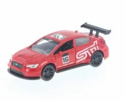 Jada Toys 2016 Subaru WRX STI Widebody, Red - Jada 99122DP1 - 1/32 Scale Diecast Model Toy Car