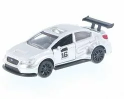Jada Toys 2016 Subaru WRX STI Widebody, Silver - Jada 99122DP1 - 1/32 Scale Diecast Model Toy Car