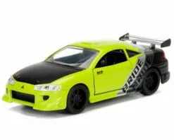 Jada Toys 1995 Mitsubishi  Eclipse Hard Top, Green - Jada 99126WA1 - 1/32 Scale Diecast Model Toy Car
