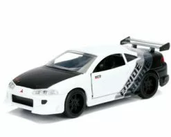 Jada Toys 1995 Mitsubishi  Eclipse Hard Top, White - Jada 99126WA1 - 1/32 Scale Diecast Model Toy Car