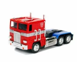 Jada Toys G1 Optimus Prime Truck, Transformers - Jada 99477 - 1/32 Scale Diecast Model Toy Car