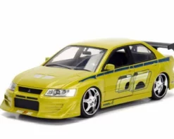 Jada Toys Mitsubishi Lancer Evolution VII , Fast And Furious - 99788/4 - 1/24 Scale Diecast Model Toy Car