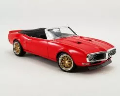 1968 Pontiac Firebird Convertible - Restomod, Candy Red - Acme A1805214 - 1/18 Scale Diecast Car