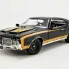 1972 Oldsmobile 442 Hurst, Black And Gold - Acme A1805621 - 1/18 Scale Diecast Model Toy Car