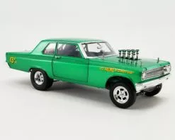 1965 Dodge Coronet AWB - "It's HEMI Powered!", Green - Acme A1806507 - 1/18 Scale Diecast Car
