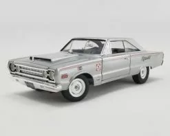 1967 Plymouth Belvedere Lightweight - Silver Bullet, Silver - Acme A1806704 - 1/18 Diecast Car