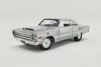 1967 Plymouth Belvedere Lightweight - Silver Bullet, Silver - Acme A1806704 - 1/18 Diecast Car