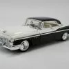 1956 Chrysler New Yorker St. Regis, Cloud White And Raven Black - Acme A1809006 - 1/18 Diecast Car